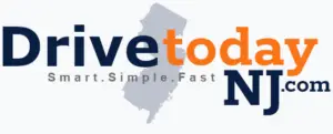 DriveTodayNJ.com logo featuring the text "Smart. Simple. Fast." in bold, modern font, representing a trusted, stress-free car-buying experience in the tri-state area.